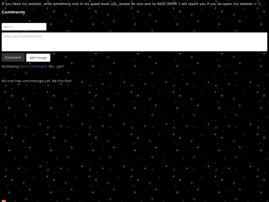 guestbook screenshot