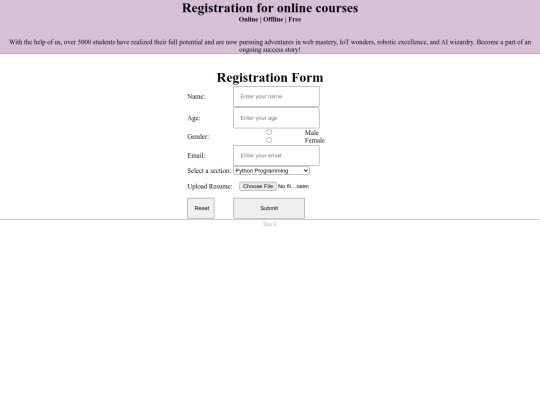 register screenshot