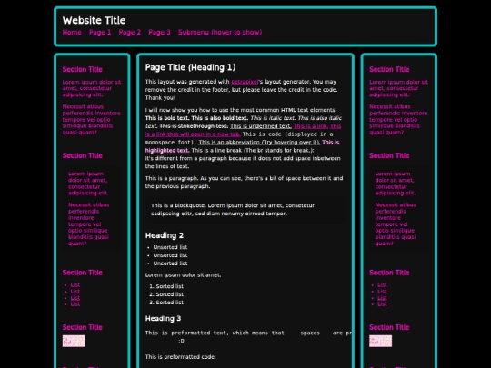 index screenshot