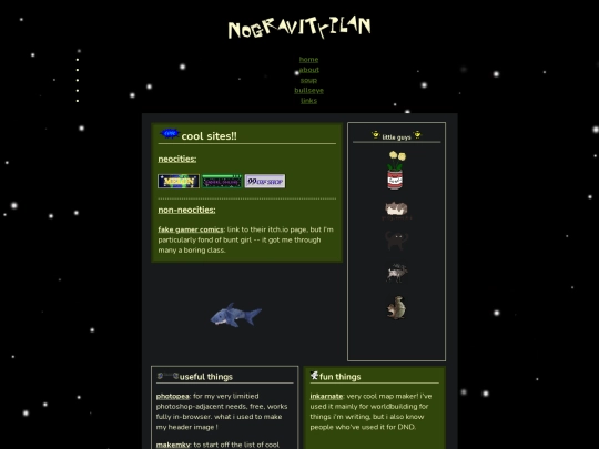 links screenshot