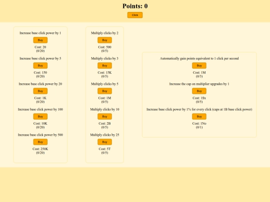 clicker game screenshot