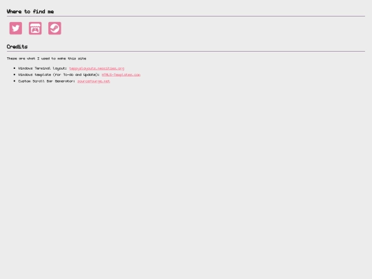 links screenshot