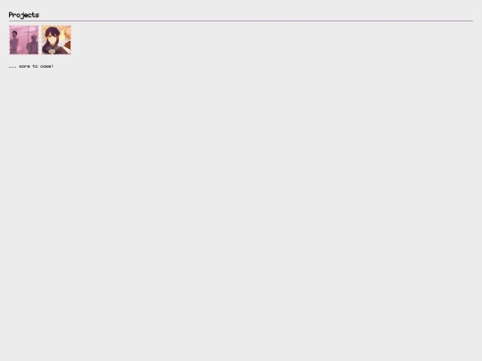 projects screenshot