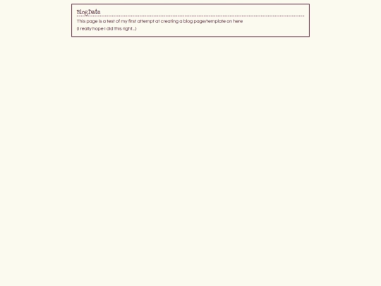 blog/testblog screenshot