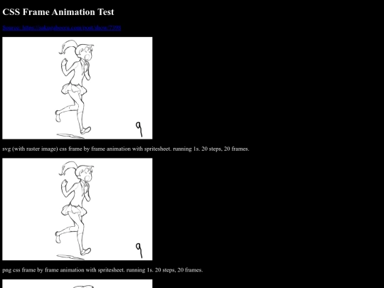 cssframetest screenshot