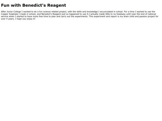 Blog/funWithBenedictsReagent screenshot