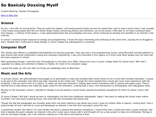 Blog/soBasicallyDoxingMyself screenshot