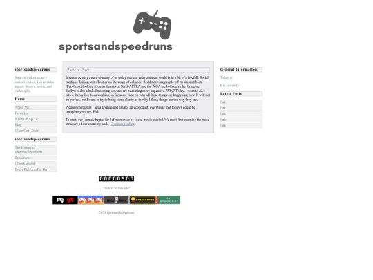 blog screenshot