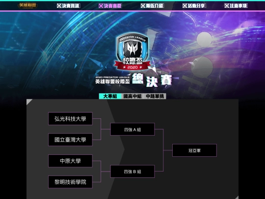 schedule screenshot
