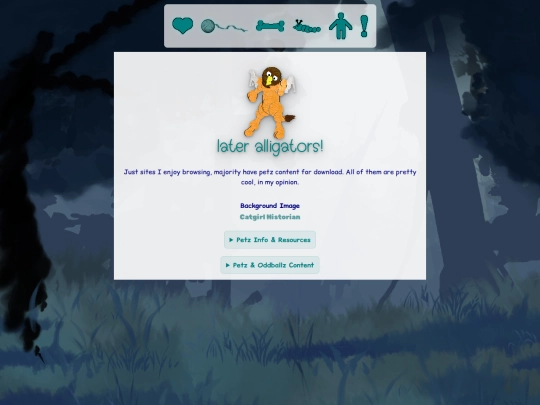 links screenshot
