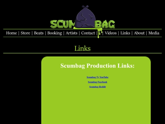links screenshot