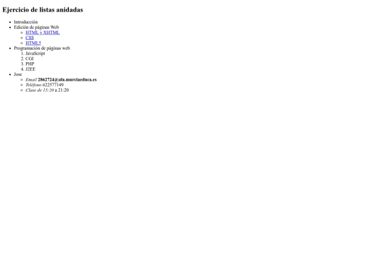 listas/listas screenshot