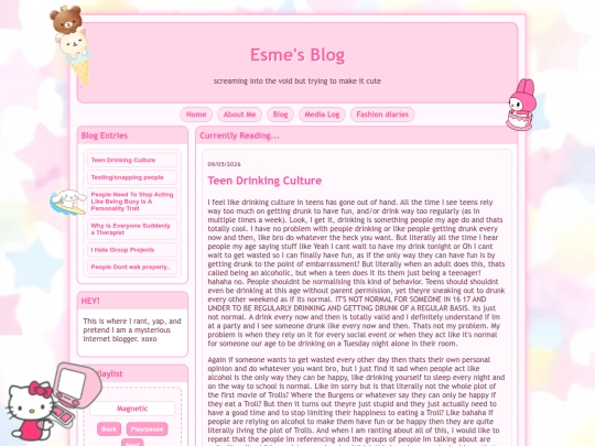 Esmesblogs screenshot
