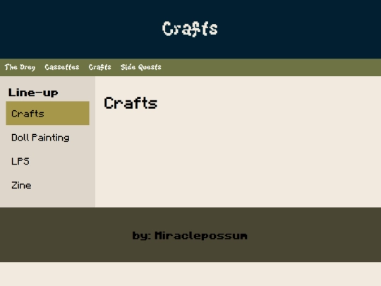 crafts screenshot
