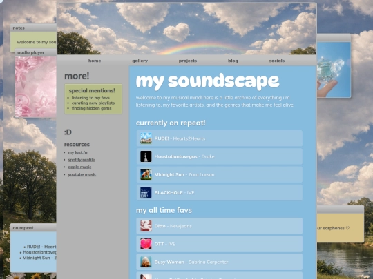 pages/music screenshot