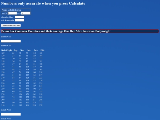 1rep_max screenshot