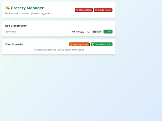 Book/grocerymgr screenshot