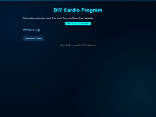 ExerciseCardioOld screenshot