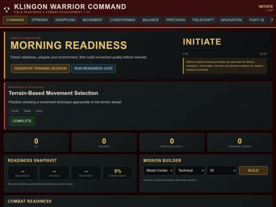 Lcars/New/K2 screenshot