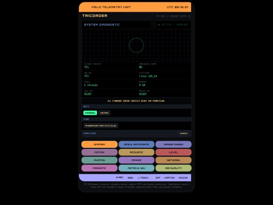 Lcars/New/tricorderV2 screenshot