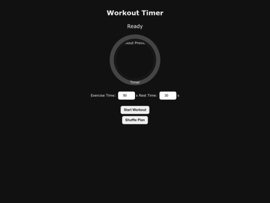 Quickworkout2bk screenshot