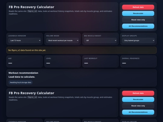 Recover2 screenshot