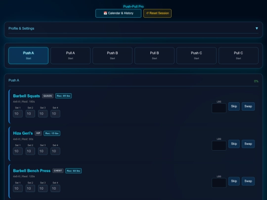 Workoutai6 screenshot
