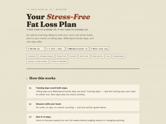 diet screenshot