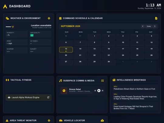 testing/dashboard screenshot