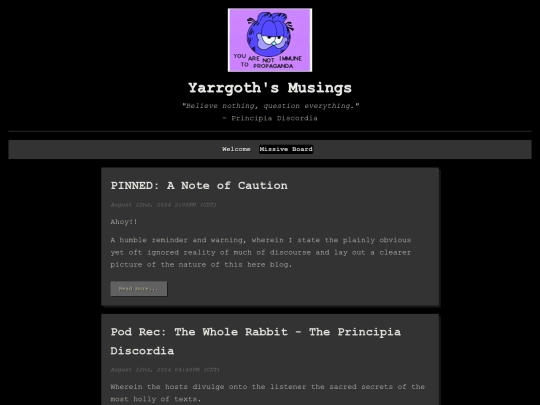 blog screenshot
