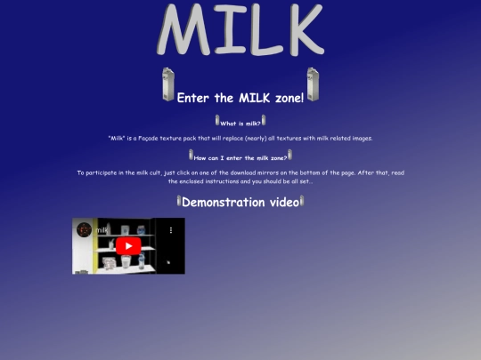 milk screenshot