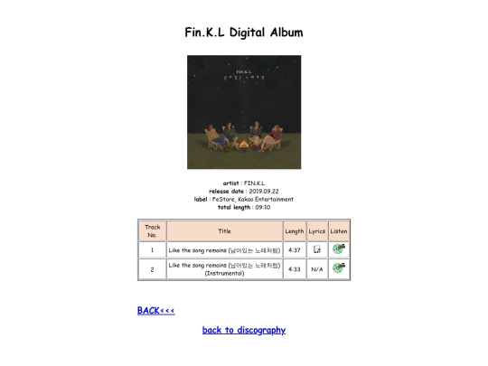 discography/likethesong screenshot