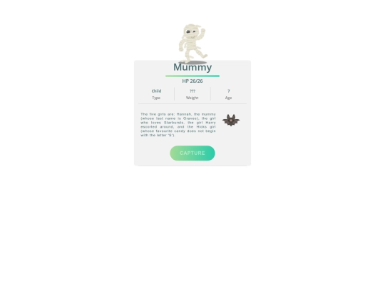 spookymon/mummy screenshot