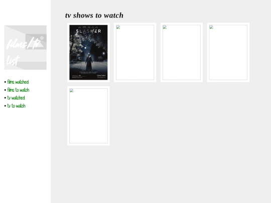 taylor/watchlist/tvTOwatch screenshot