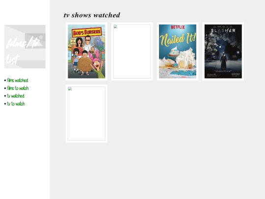 taylor/watchlist/tvwatched screenshot