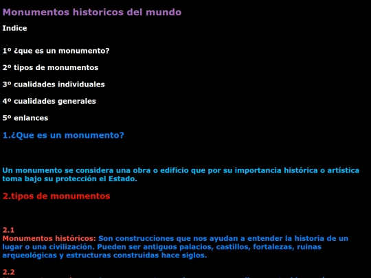 Monumentos históricos del mundo screenshot