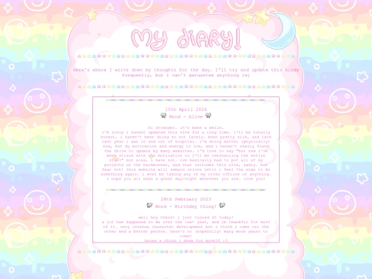 diary screenshot