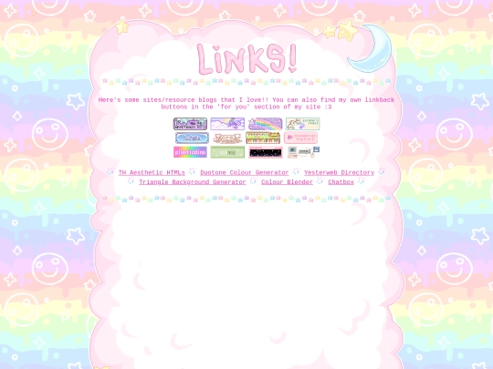 links screenshot