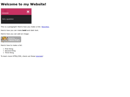 index screenshot