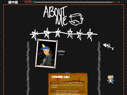 aboutme screenshot