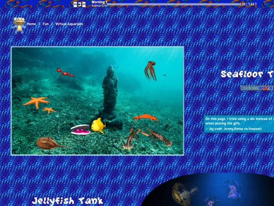 aquarium-page2 screenshot