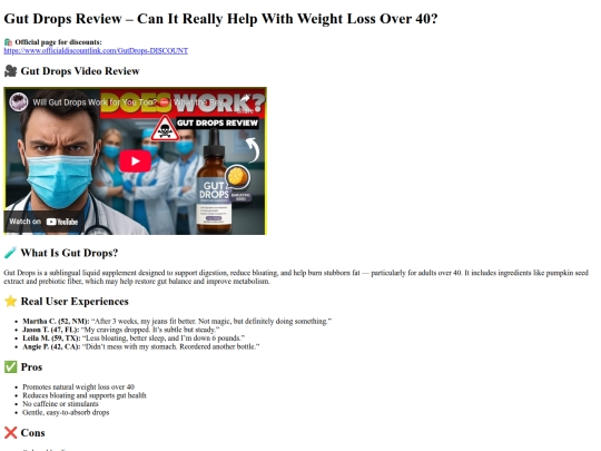 REVIEWS/gut_drops_06-29-2025 screenshot