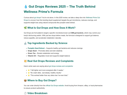 REVIEWS/gut_drops_review screenshot