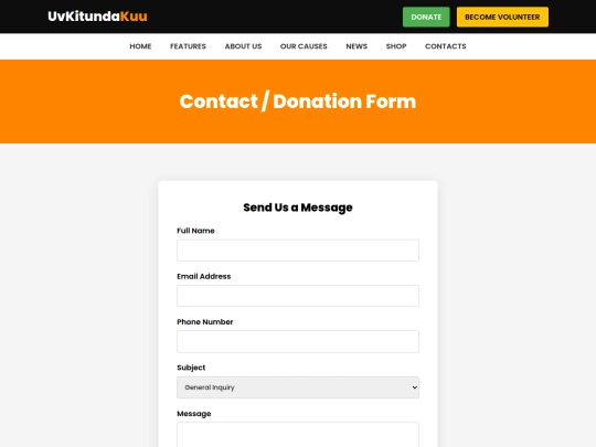 Contact screenshot
