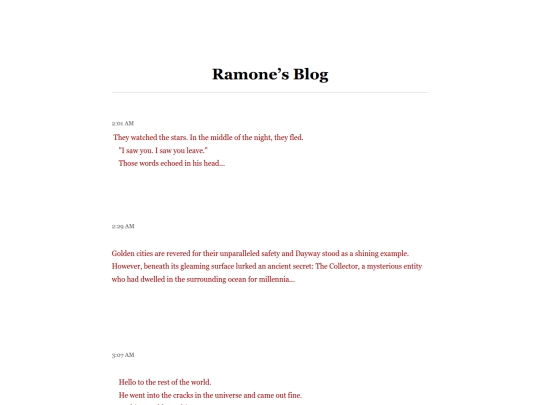 blog screenshot