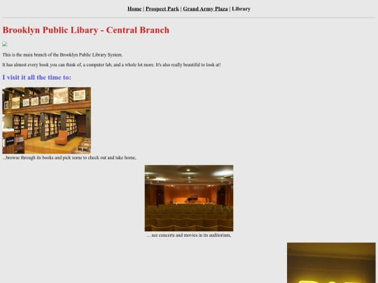 library screenshot