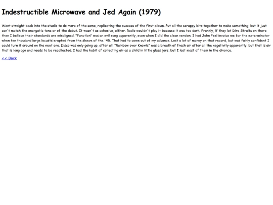 about/discography/indestructiblemicrowaveandjedagain screenshot