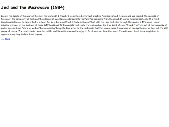 about/discography/jedandthemicrowave screenshot