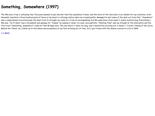 about/discography/somethingsomewhere screenshot