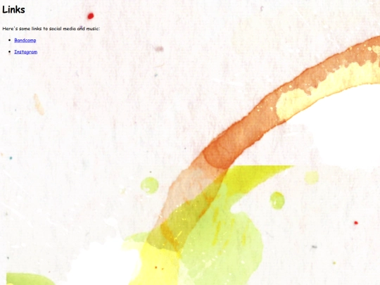 links screenshot